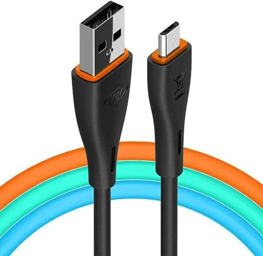 itel Mobile USB Data Cable Micro M 21 (1M, Black)